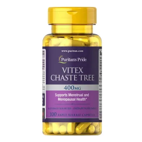 Puritan's Pride Vitex Chaste Tree 400 mg 100 caps 0035 фото