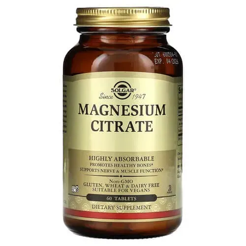 Solgar Magnesium Citrate 60 tab SOL-01710 фото