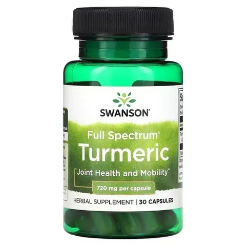 Swanson Turmeric Full Spectrum 720 mg 30 caps SW1240 фото