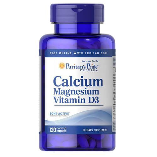 Puritan's Pride Calcium Magnesium Vitamin D3 120 tab 16154 фото