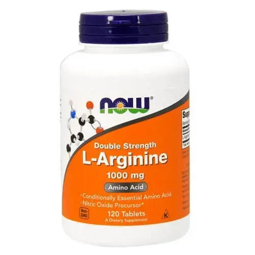 NOW L-Arginine 1000 mg 120 таблеток NOW-00035 фото