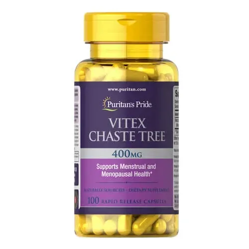Puritan's Pride Vitex Chaste Tree 400 mg 100 caps 0035 фото