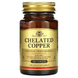 Solgar Chelated Copper 100 tab SOL-00640 фото