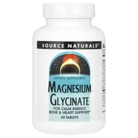 Source Naturals Magnesium Glycinate 60 Tablets SNS-02890 фото