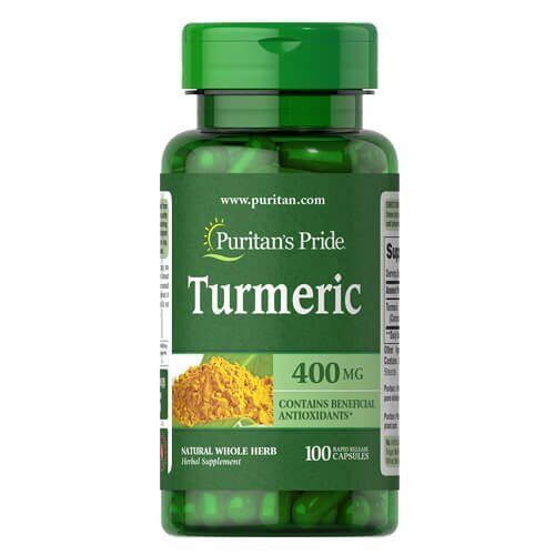Puritan's Pride Turmeric 400 mg 100 caps - 04.2026 00525 фото