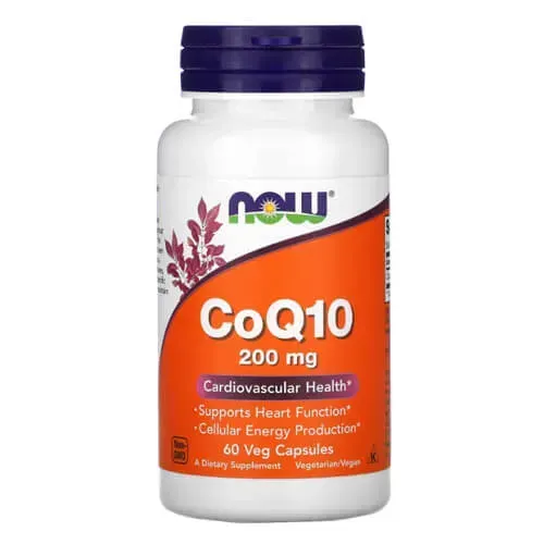 NOW Co Q10 200 mg 60 caps NOW-03176 фото