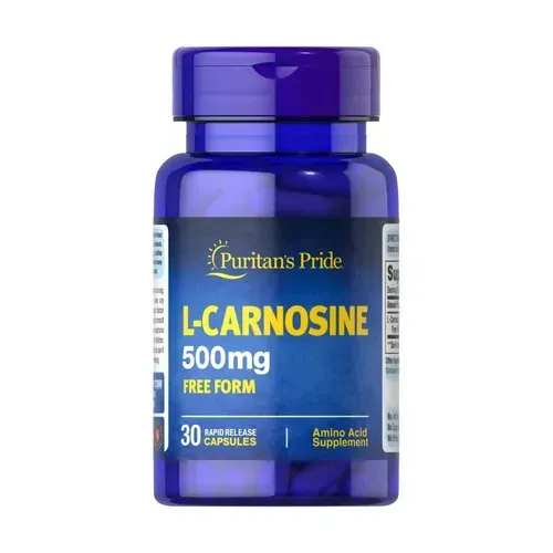 Puritan's Pride L-Carnosine 500 mg 30 caps - 01.2026 12360 фото