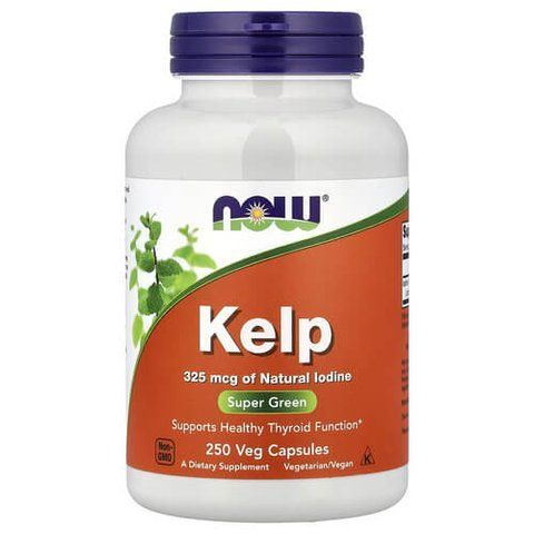 NOW Kelp 325 mcg 250 caps NOW-02675 фото