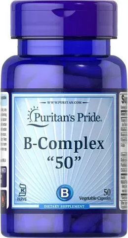 Puritan's Pride Vitamin B-50 Complex 50 caps 19973 фото