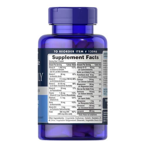 Puritan's Pride One Daily Men&rsquo;s Multivitamin 100 tab 13046 фото