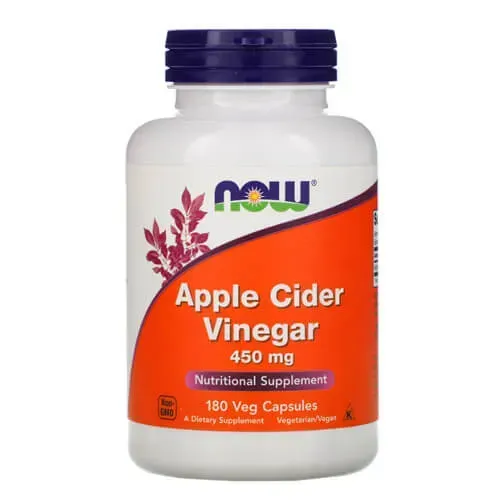 NOW Apple Cider Vinegar 450 mg 180 caps NOW-03317 фото