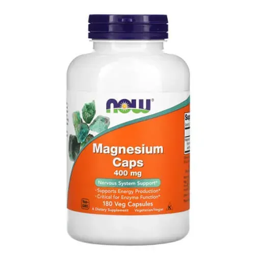 NOW Magnesium Caps 400 mg 180 капсул NOW-01283 фото