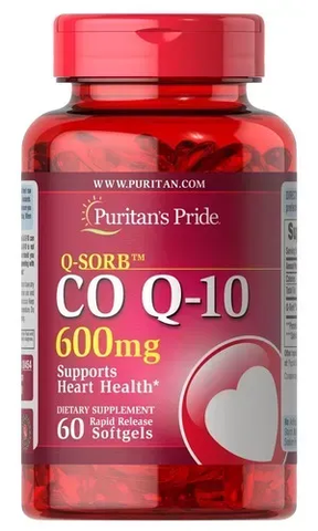 Puritan's Pride Q-SORB CO Q-10 600 mg 60 softgels 30454 фото