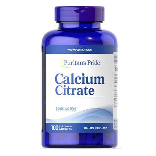 Puritan's Pride Calcium Citrate 250 mg 100 caps 12886 фото