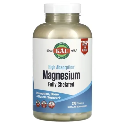 KAL High Absorption Magnesium Fully Chelated 270 tab CAL-21068 фото