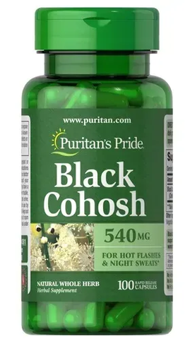Puritan&rsquo;s Pride Black Cohosh 540 mg 100 капсул 3511 фото