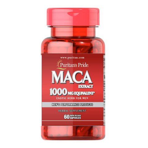 Puritan's&nbsp;Pride Maca 1000 mg Exotic Herb for Men&nbsp;60 caps 52984 фото