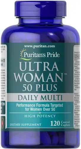 Puritan's Pride Ultra Woman 50 Plus Multi-Vitamin 120 tab 17394 фото