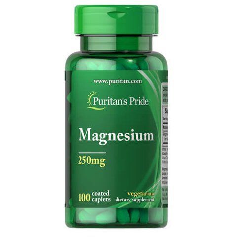 Puritan's Pride Magnesium 250 mg 100 tab 5830 фото