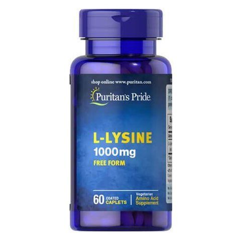 Puritan's Pride L-Lysine 1000 mg 60 теблеток 06011 фото