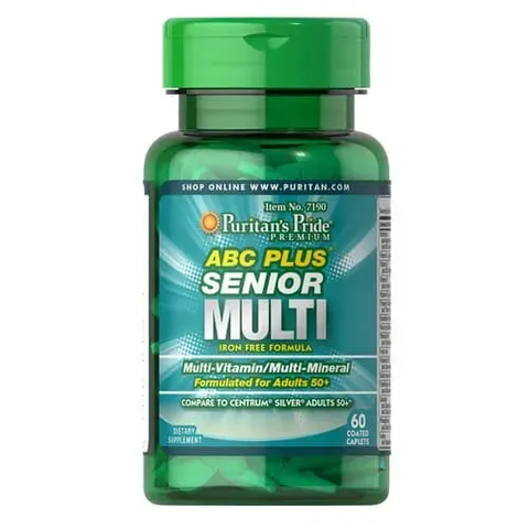 Puritan's&nbsp;Pride ABC Plus Senior Multivitamin Multi-Mineral Formula 60 tab 07190 фото