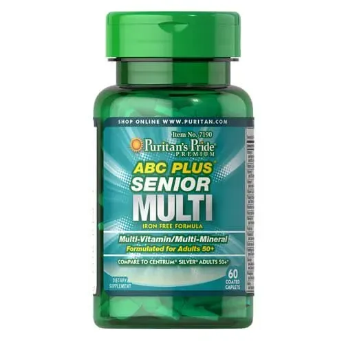 Puritan's&nbsp;Pride ABC Plus Senior Multivitamin Multi-Mineral Formula 60 tab 07190 фото