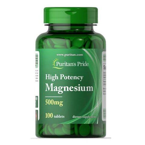 Puritan's Pride Magnesium 500 mg 100 tab 05535 фото