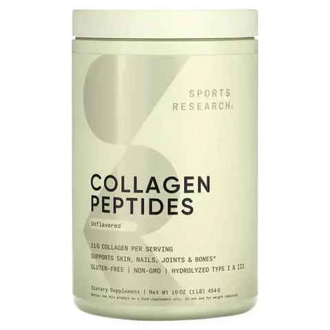 Sports Research Collagen Peptides 454 грам SRE-01018 фото
