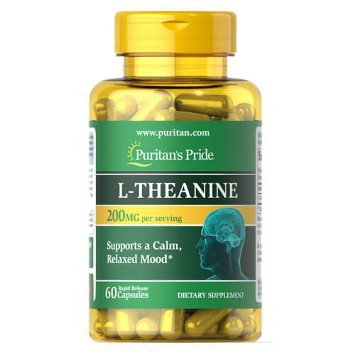 Puritan's Pride L-Theanine 200 mg 60 caps 12880 фото