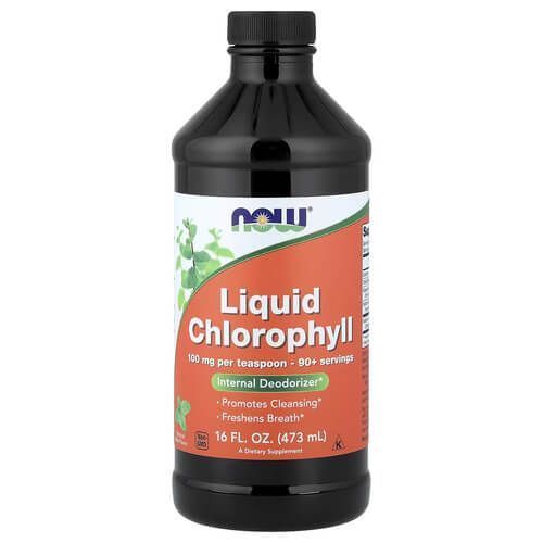 NOW Liquid Chlorophyll 473 ml NOW-02644 фото