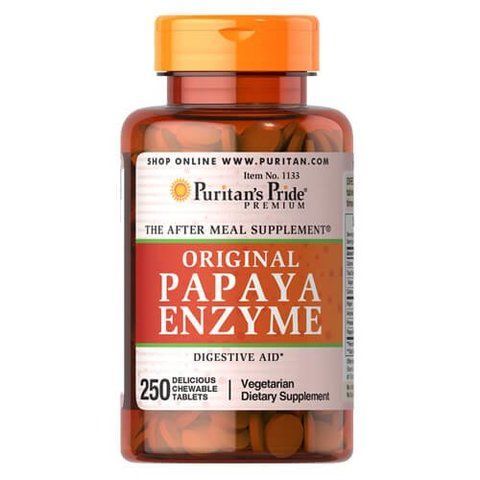 Puritan's Pride Papaya Enzyme 250 tab 01133 фото