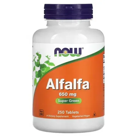 NOW Alfalfa 650 mg 250 tab NOW-02620 фото