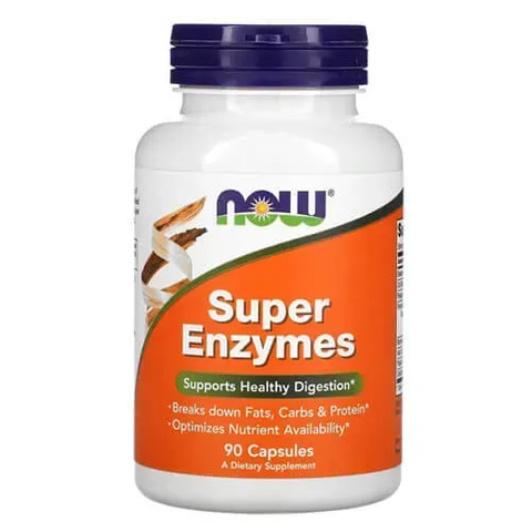 NOW Super Enzymes 90 caps NOW-02963 фото