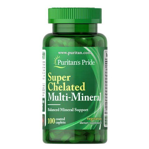 Puritan's Pride Super Chelated Multi-Mineral 100 tab 5580 фото