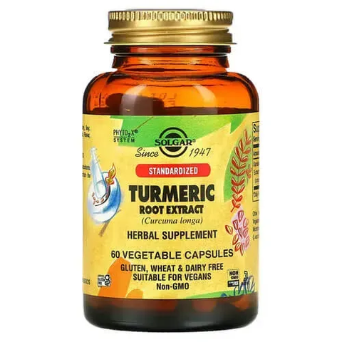 Solgar Turmeric Root Extract 60 капсул SOL-04161 фото