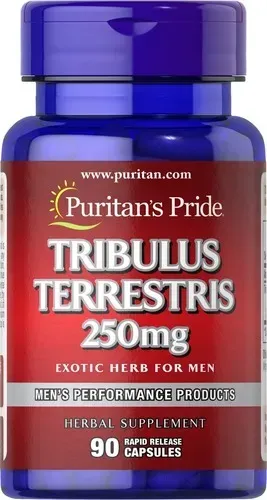 Puritan's Pride Tribulus Terrestris 250 mg 90 caps 05255 фото