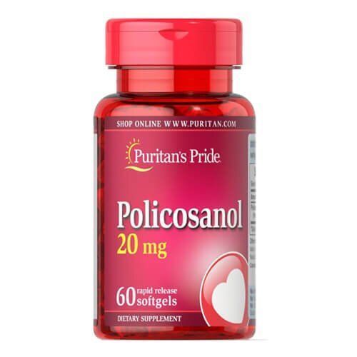 Puritan's Pride Policosanol 20 mg 60 caps 50094 фото