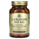 Solgar L-Arginine 500 mg 100 caps SOL-00141 фото