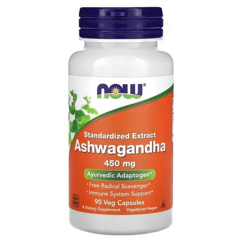 NOW Ashwagandha 450 mg 90 caps NOW-04603 фото
