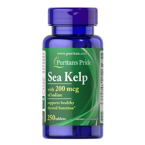 Puritan's Pride Sea Kelp 200 mcg 250 tab 32292 фото