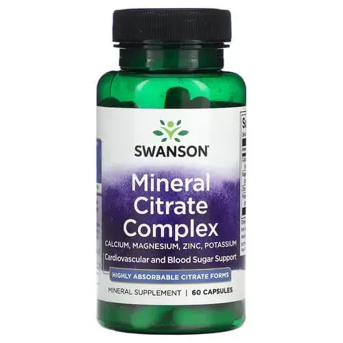Swanson Mineral Citrate Complex 60 caps SWU421 фото