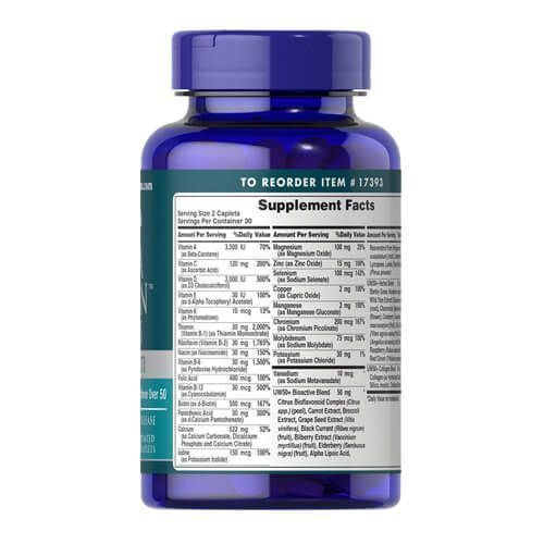 Puritan's Pride Ultra Woman 50 Plus Multi-Vitamin 60 tab 17393 фото