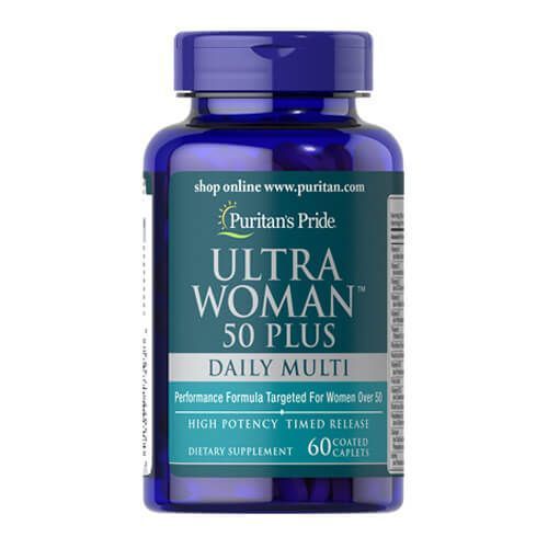 Puritan's Pride Ultra Woman 50 Plus Multi-Vitamin 60 tab 17393 фото