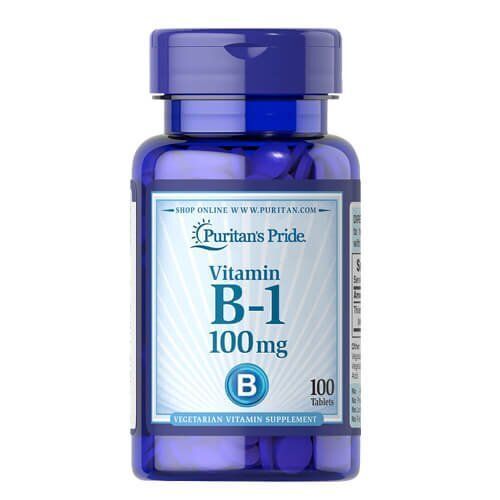 Puritan's Pride Vitamin B-1 100 mg 100 tab 1670 фото