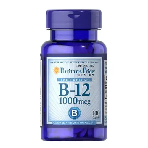 Puritan's Pride Vitamin B-12 1000 mcg 100 tab 1380 фото