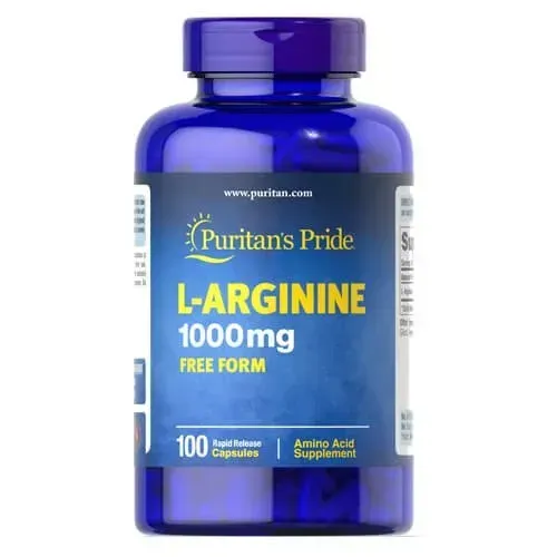 Puritan's Pride L-Arginine 1000 mg 100 caps 50880 фото