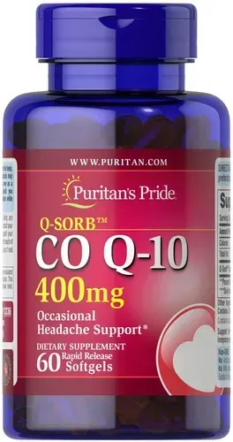 Puritan's Pride Co Q-10 400 mg 60 caps 13336 фото