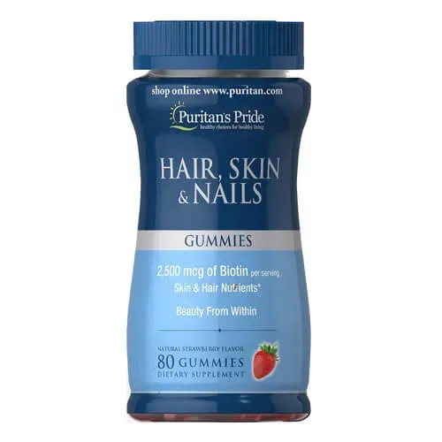 Puritan's&nbsp;Pride Hair Skin Nails&nbsp;80 gummies - 06.2026 54948 фото