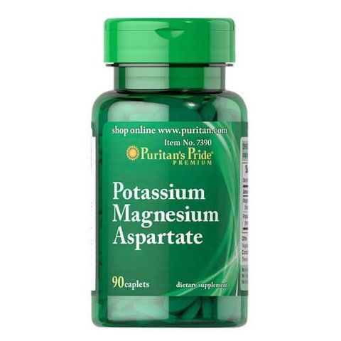 Puritan's Pride Potassium Magnesium Aspartate 90 tab 07390 фото