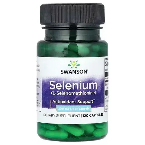 Swanson Selenium L-selenomethionine 200 mcg 120 caps SWU171 фото